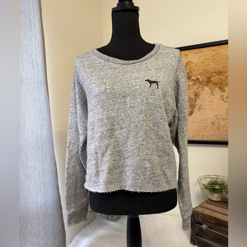 Pink cropped sweatshirt size small